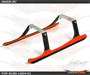 Fusuno CF Landing Gear Blade 180 CFX Goblin style (Neon Red)