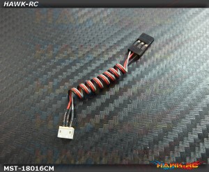 Mini JST to Standard Servo Plug Adapter 16cm (180CFX ESC Program)