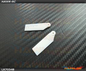 LYNX Plastic Tail Blade 34 mm - White -180CFX