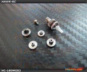 Full Metal Servo Gears Kit (1 Servo) - D05180MG Series