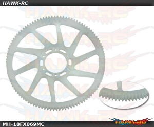 CNC Delrin Main Gear 104T 0.4M (for MH-18FX067/069 series)