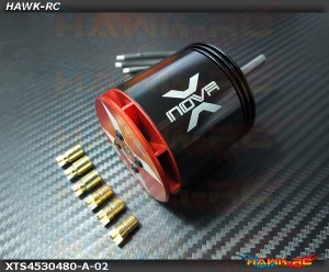 XTS-Xnova 4530-480kv 5+5 YY with 1.4mm thick wire Shaft A