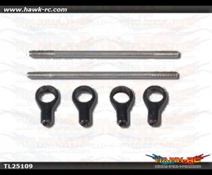 Tarot 250/SE 3G Head Linkage Rods Set (28mm)