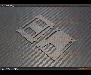 CF Front & Back Support Plate - Chase 360