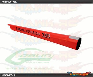 Carbon Fiber Tail Boom Red - Goblin 380