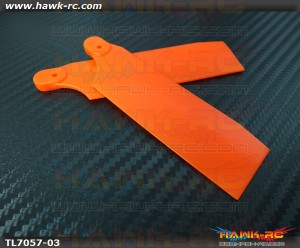 Tarot Stiffened Plastic Neon Orange Tail Blade 700 Size