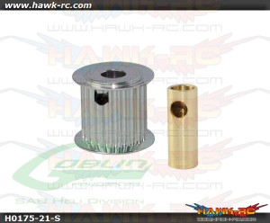 Aluminum Motor Pulley 23T (for 6/8mm motor shaft) - Goblin 770/Goblin 700 Competition
