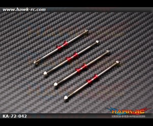 Tail Boom Double Headed Screws Set (4pcs) - Agile 7.2