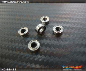 NMB MR84ZZ Ball Bearings 4x8x3 (5pcs, 60-4083) For WARP 360