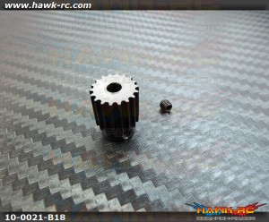 Motor Pulleyy 18Tx3.17mm hole - WARP 360