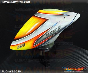 Fusuno Snow Knight Fiberglass Airbrush Canopy Warp 360