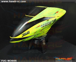 Fusuno Slash Fiberglass Airbrush Canopy Warp 360