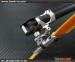 Hawk Creation Trust Bearing Tail Grip Set (3mm Shaft, Silver) For Warp 360
