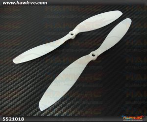 DualSky Hornet 460 9 Inch Propeller (1pair, White)