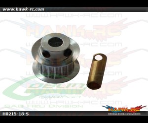 SAB Aluminum Motor Pulley Z18 - Goblin 500