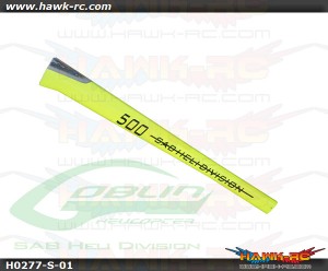 Glass Fiber Tail Boom Yellow - Goblin 500