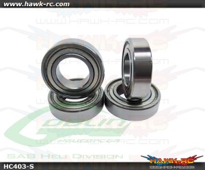 SAB ABEC-5 Bearing Ø4 x Ø9 x 2,5(4pcs) - Goblin 500