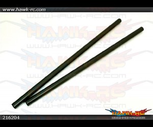 X3 Tail Boom TT & X3L (Black Anodized, 2pcs) (216204)