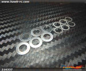 X3 Main Blade Grip Washers (W5x9x0.2 W5.1x7x0.12)