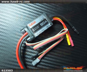 GAUI (GUEC GE-502) 50A ESC (7A SBEC, 5.5~.3V)