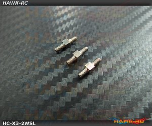 X3 Swashplate 2-way Fine Tune Linkage Rods (12.5mm, 3pcs)