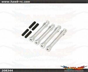 X5 Canopy Posts(Silver anodized)(39.5mm)x2 (42.5mm)x2