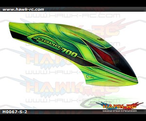 Canomod Furious Carbon Fiber Airbrush Canopy-Goblin 700