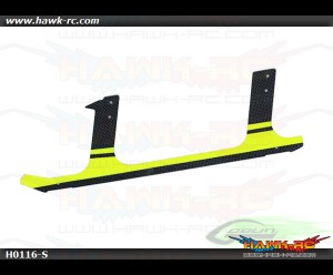 Low Profile Carbon Fiber landing gear - Goblin 630/700 - Yellow