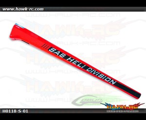 Carbon Fiber Tail Boom RED - Goblin 700