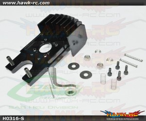 Aluminum Cooling Motor Mount With Third Bearing - Goblin 630/700/770