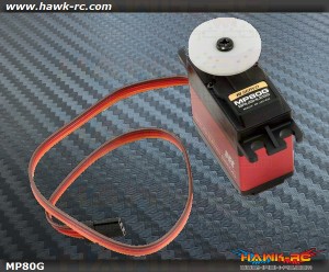 JR MP80G Brushless - Ultra Speed Tail Rotor Servo