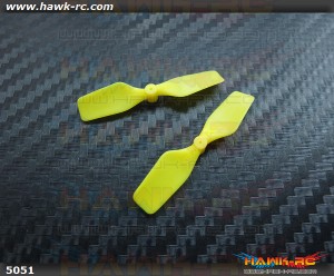 KBDD Extreme Edition Tail Rotor For mCP X 6mm Tail Motor (Neon Yellow)