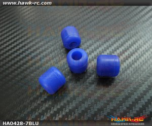 Landing Skid Rubber Nut (Blue 7mmΦ)