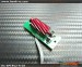 Hawk Creation CNC 7075 Alloy Slant Roller Button For DX6 G2/DX7 G2/8/9 (Red)