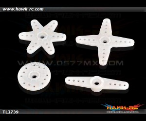 Tarot Futaba Servo Horn Set (White)