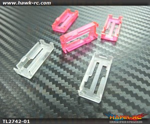 Tarot Servo Adaptor Locker (3 Pink, 2 Transparent)