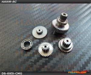 ServoKing DS-695i Complete Servo Gear Set (Include Bearings)