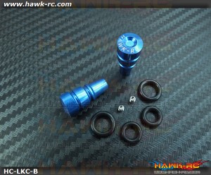 Hawk TX Switch Knobs Cap Blue Long (2pcs, Fit All Brand TX)