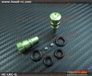 Hawk TX Switch Knobs Cap Green Long (2pcs, Fit All Brand TX)