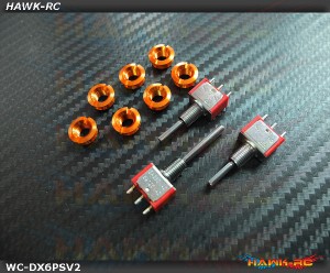 Hawk TX Switch & Cap V2 Kit For DX6 SPM6700