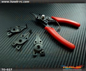 C-Ring C-CLIP Removal Tool For Mikado Logo (Red)