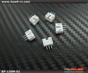 Mrico Size 2S Battery Plug Male ESC Side (130 X, Beast 3D, Gee Bee)