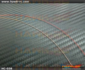 Hawk Creation Enameled Copper Wire Φ0.35mm (Red/Gold 250mm each)