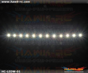 Night Flying LED TAPE (White, 7.4V~12V 2~3S Lipo)