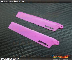 MicroHeli Plastic Main Blade 117mm (PURPLE) - MCPXBL