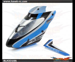 Complete Blue Canopy with Vertical Fin: nCP X
