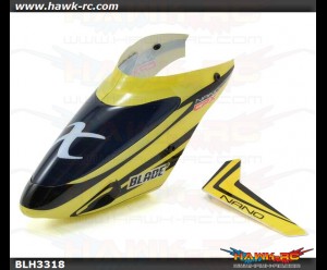 Complete Yellow Canopy w/Vertical Fin: nCP X