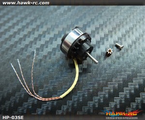 Hawk Creation HP03SE 13500KV BLS Outrunner Motor +7T For Nano CP X