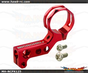 MicroHeli Aluminum Tail Motor Mount (RED) - Nano CP X